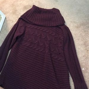 Plum colored sweater